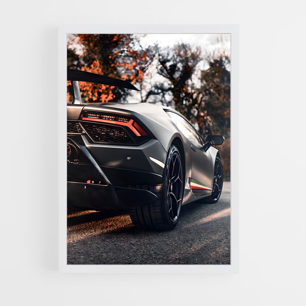 Poster Huracan de performante – affiche Lamborghini (vue 3)
